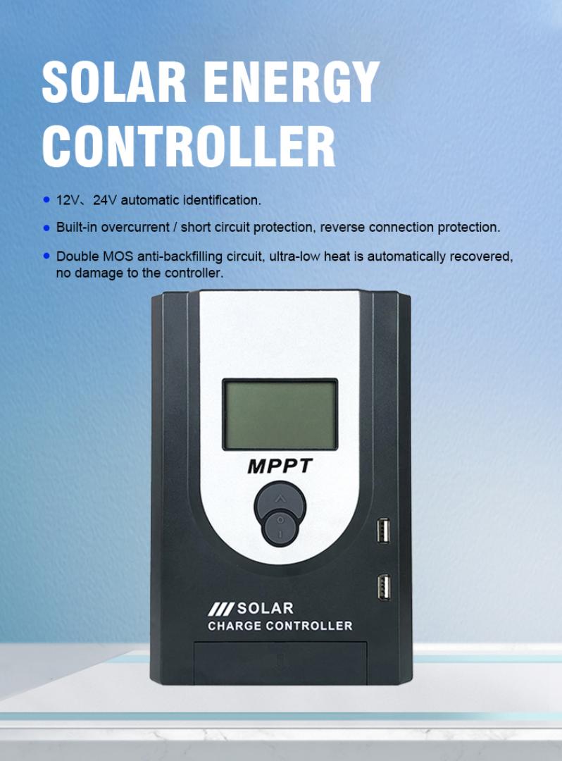 40A MPPT solar charge energy controller