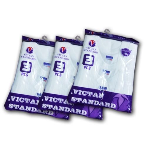 6 Pcs White Cotton Vests For Men.  (100% Cotton-All White). Sizes: M,L,XL,XXL.