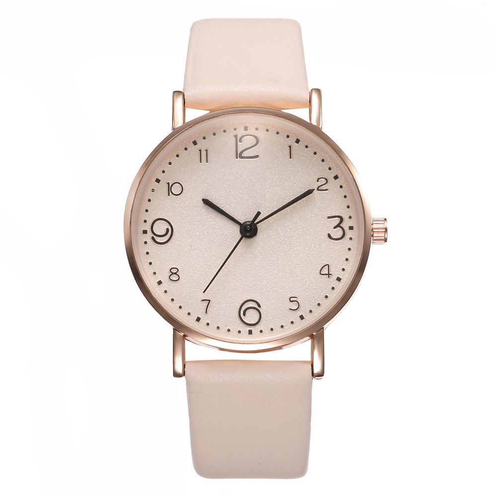 New Korean-style Fashion Minimalist Leather Belt Watch Women's Casual Student Quartz Wristwatch