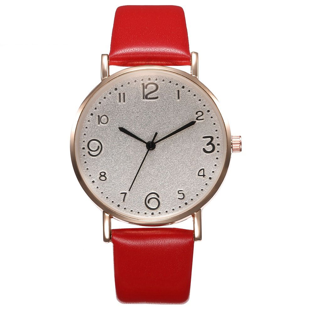 New Korean-style Fashion Minimalist Leather Belt Watch Women's Casual Student Quartz Wristwatch