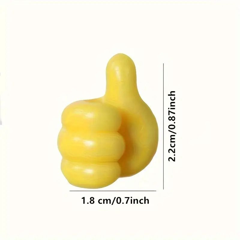 20pcs Premium Polished Plastic Thumb Wall Hooks - Versatile Adhesive Cable Clips for Data, Earphone Cords & Keys - Ideal for Office and Home