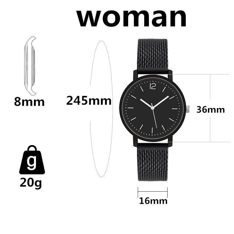 2 Pcs Simple digital couple watches for men  quartz watches  gift watches