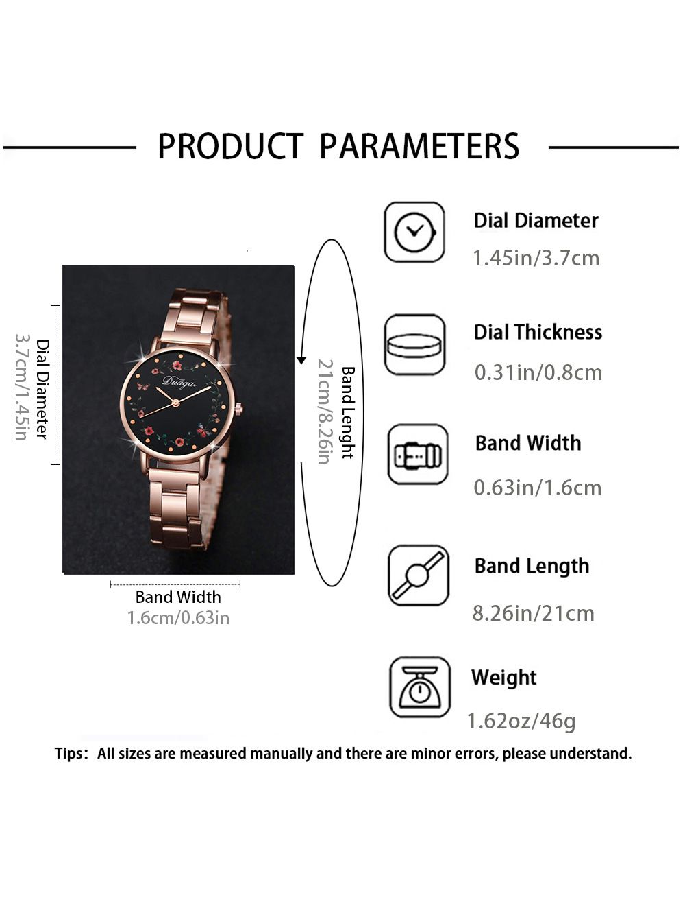 2Pcs Flower butterfly disc alloy love bracelet women  wrist watches set