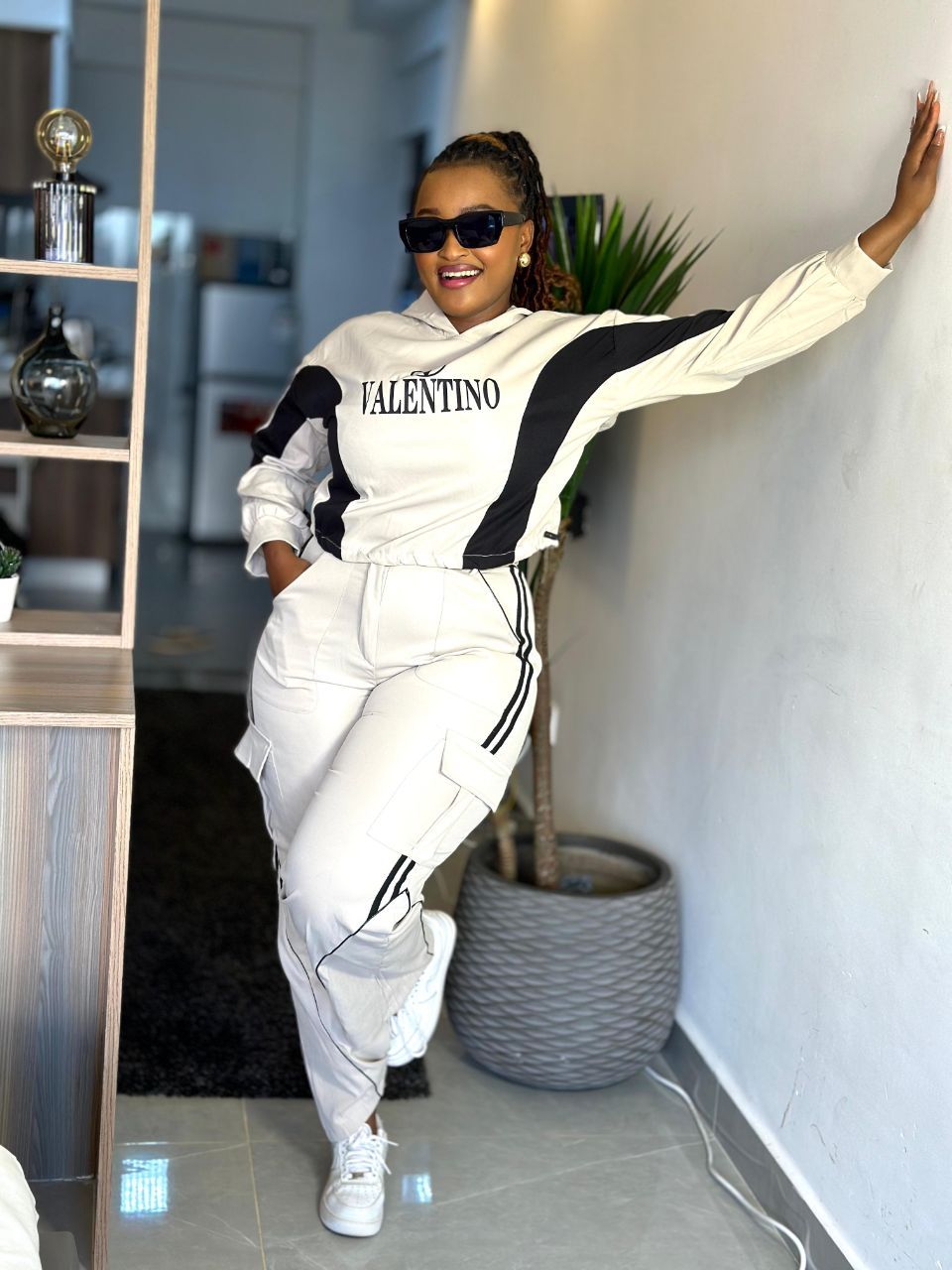 Timeless Elegant Stylish High quality and fashionable Women's Lounge Sets with Pockets, Long Sleeve 2024 Fall Half Zip Sweatshirt and Jogger Pants