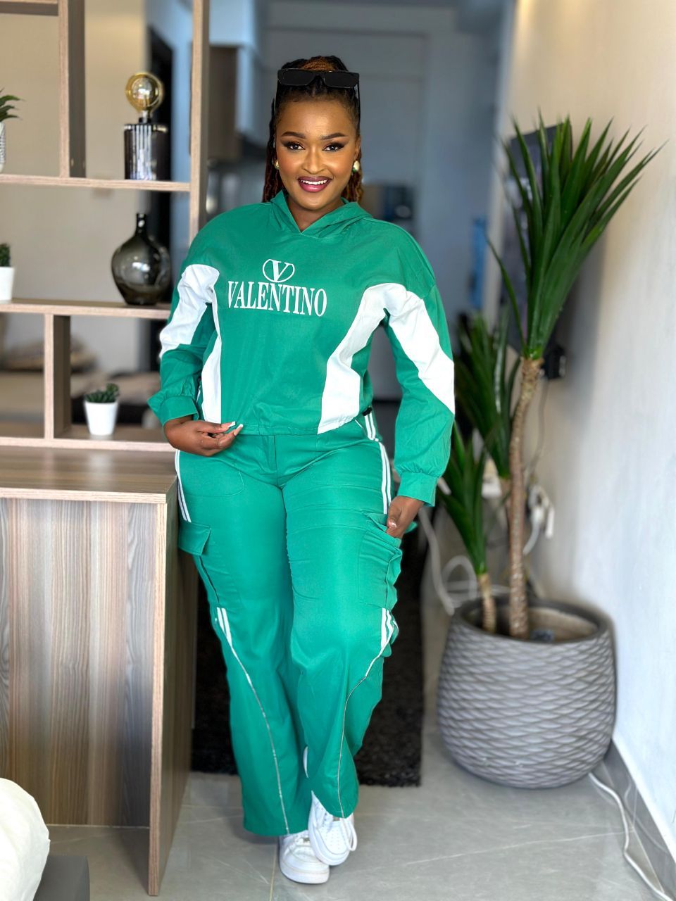 Timeless Elegant Stylish High quality and fashionable Women's Lounge Sets with Pockets, Long Sleeve 2024 Fall Half Zip Sweatshirt and Jogger Pants