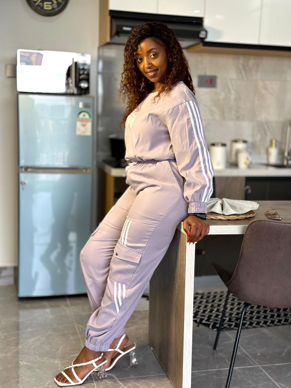 Timeless Elegant Stylish High quality and fashionable Women's Lounge Sets with Pockets, Long Sleeve 2024 Fall Half Zip Sweatshirt and Jogger Pants