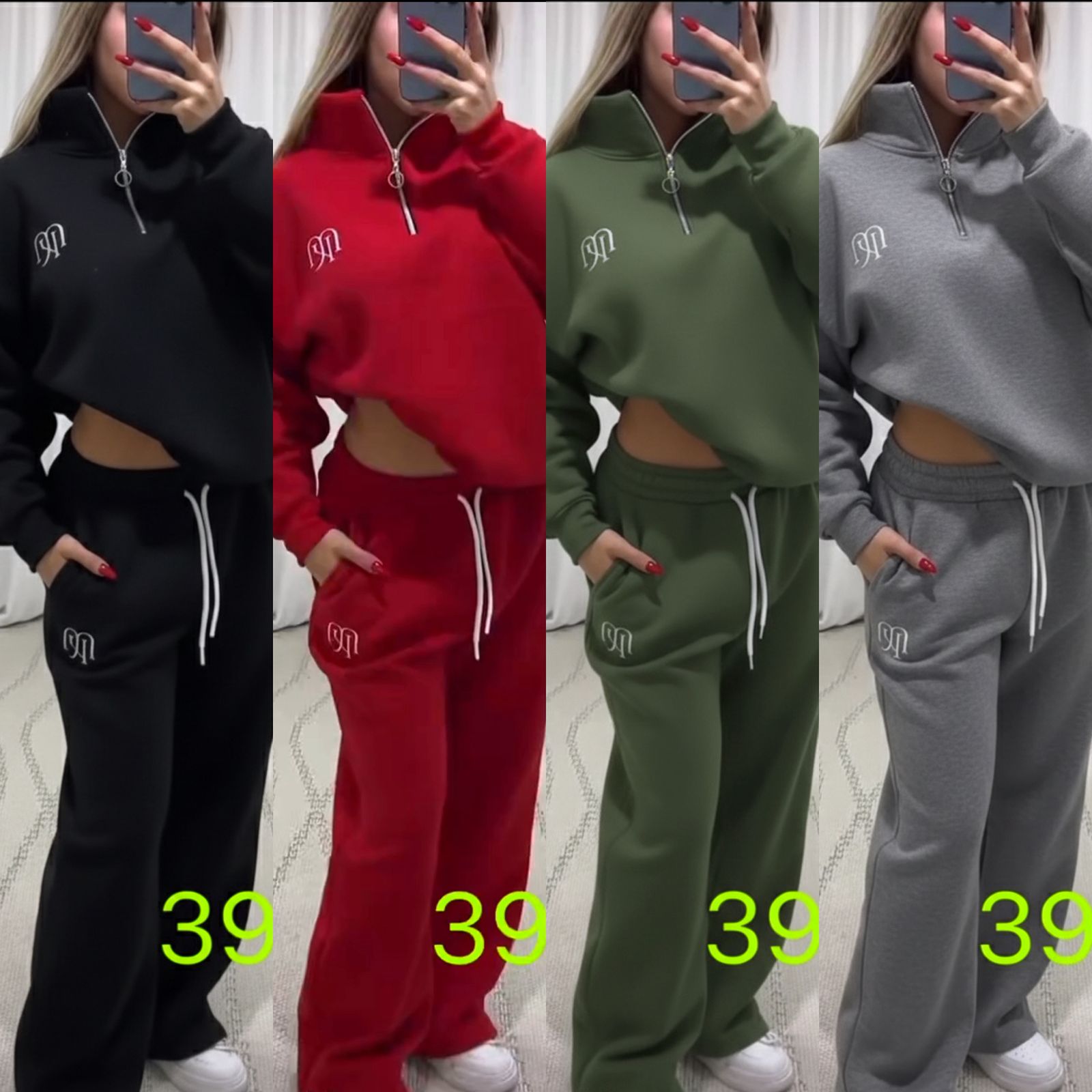 High quality and fashionable Women's Lounge Sets with Pockets, Long Sleeve 2024 Fall hooded Sweatshirt and Jogger Pants
