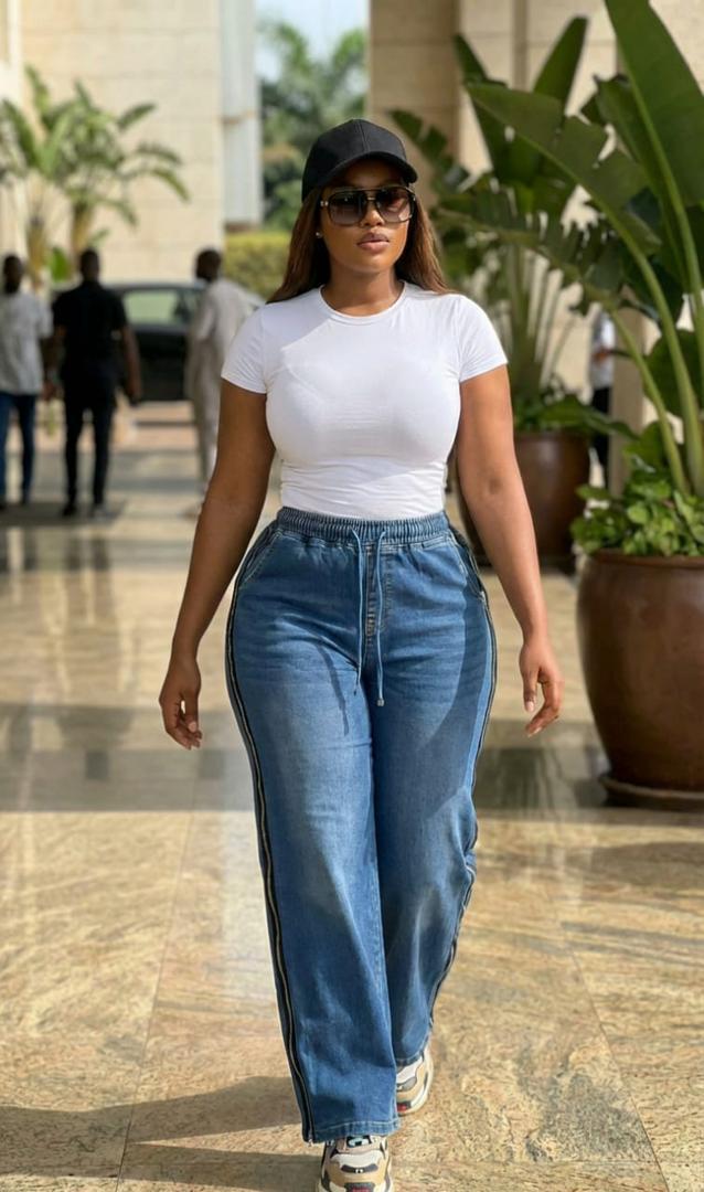 Timeless Stylish High quality Women Hard Jeans / denim cargo pants Wide Leg Casual Pants with multiple Pockets, High Waisted Cargo Pants unbeatable prices Flash Sale Women Gift ideas