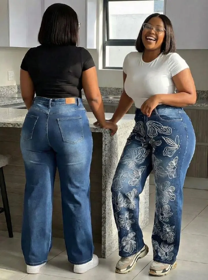 Timeless Stylish High quality Women Hard Jeans / denim cargo pants Wide Leg Casual Pants with multiple Pockets, High Waisted Cargo Pants unbeatable prices Flash Sale Women Gift ideas
