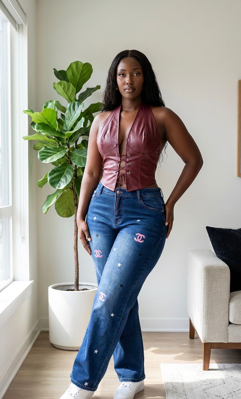 Timeless Stylish High quality Women Hard Jeans / denim cargo pants Wide Leg Casual Pants with multiple Pockets, High Waisted Cargo Pants unbeatable prices Flash Sale Women Gift ideas