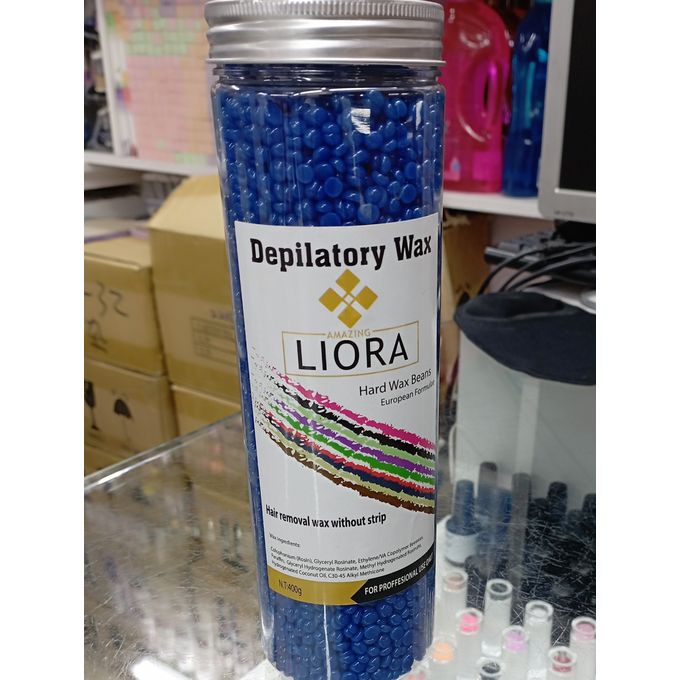 Hard Wax Beans Depilatory Hard Wax Beans For Hair Removal - Blue -400g.