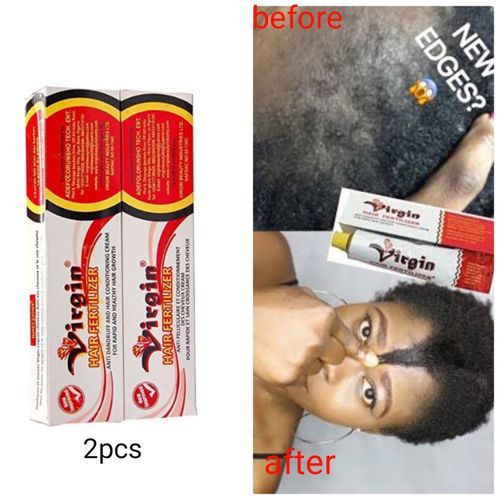 VIRGIN 2 Pcs Hair Fertilizer Fast Anti Dandruff & Growth Cream