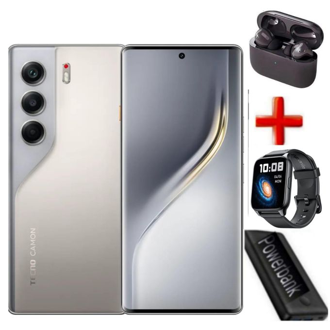 Tecno CAMON 40 PRO 6.78'' 8GB RAM +256GB Storage 5200 MAH BATTERY+ FREE GIFTS -1 YEAR WARRANTY