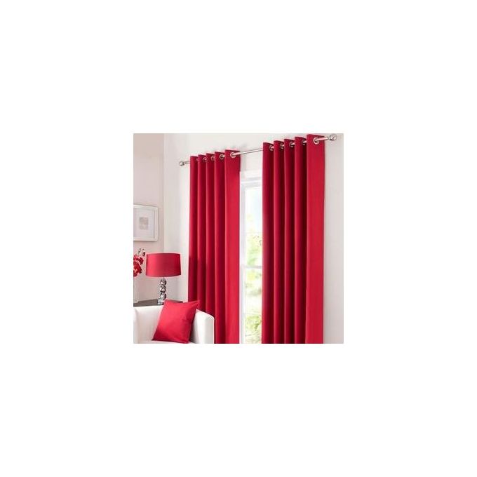 Red Curtain 2pcs(1m+1m)+ 1.5m HEAVY SHEAR