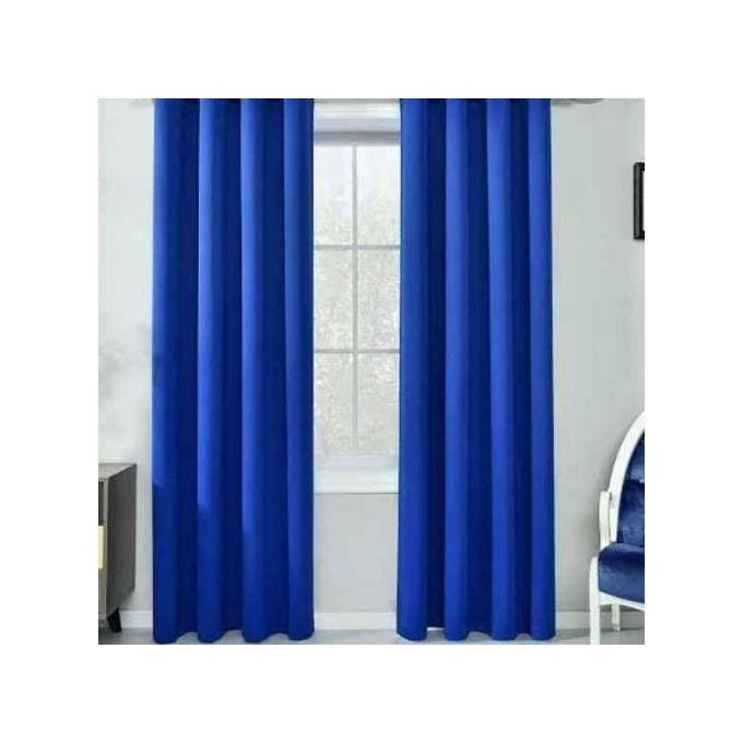 Royal Blue Curtain 2pcs(1m+1m)+ 1.5m HEAVY SHEAR