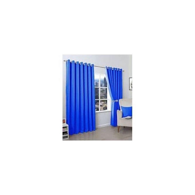Sky blue Curtain 2pcs(1m+1m)+ 1.5m HEAVY SHEAR