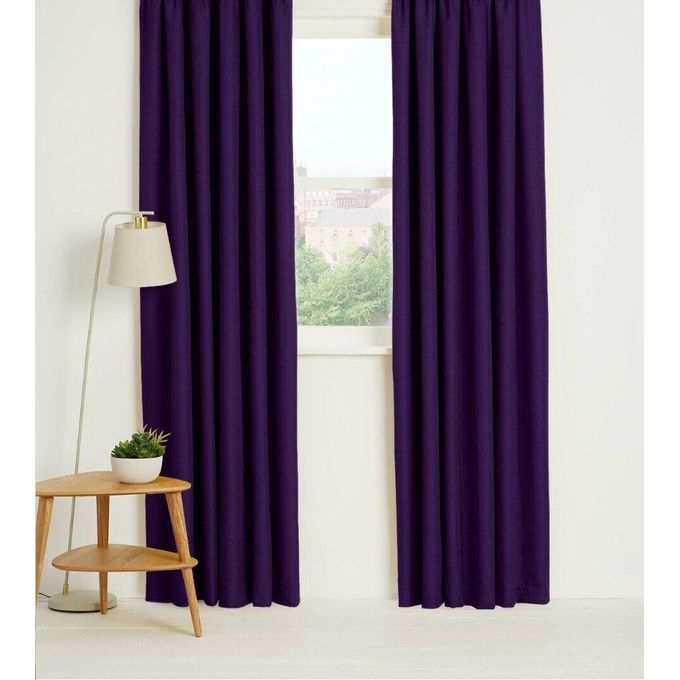 Purple Curtain 2pcs(1m+1m)+ 1.5m HEAVY SHEAR