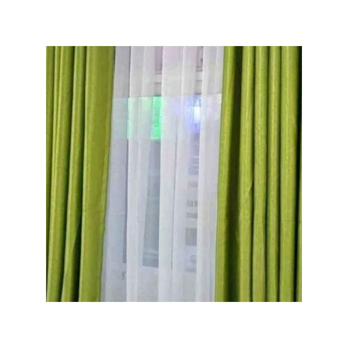 Green Curtain 2pcs(1m+1m)+ 1.5m HEAVY SHEAR