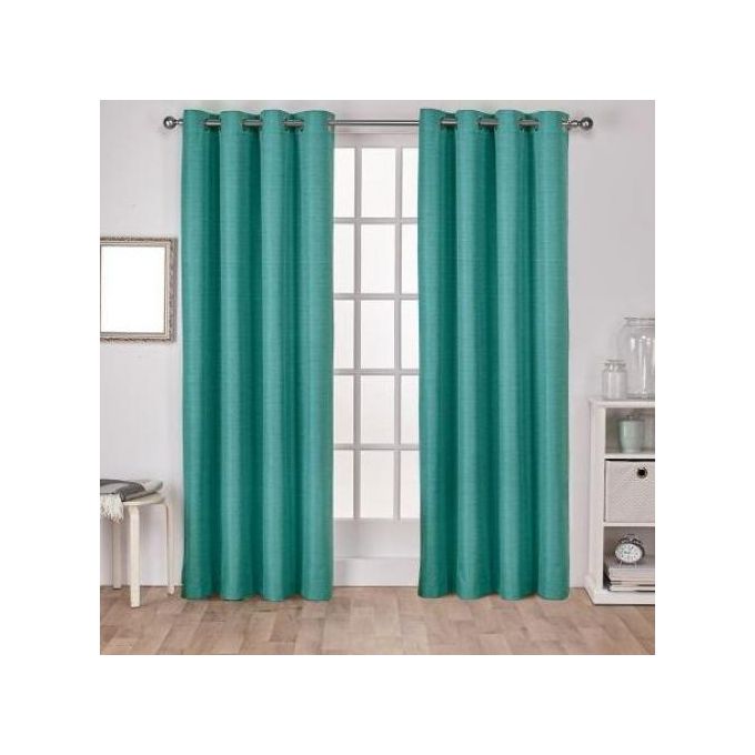 Turquiese Curtain for Living room window and door. Comes as a package of 2pcs 2(1M+1M) WITHOUT SHEER