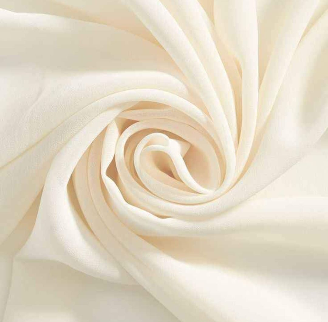 Cream Curtain for Living room window and door. Comes as a package of 2pcs 2(1M+1M) WITHOUT SHEER