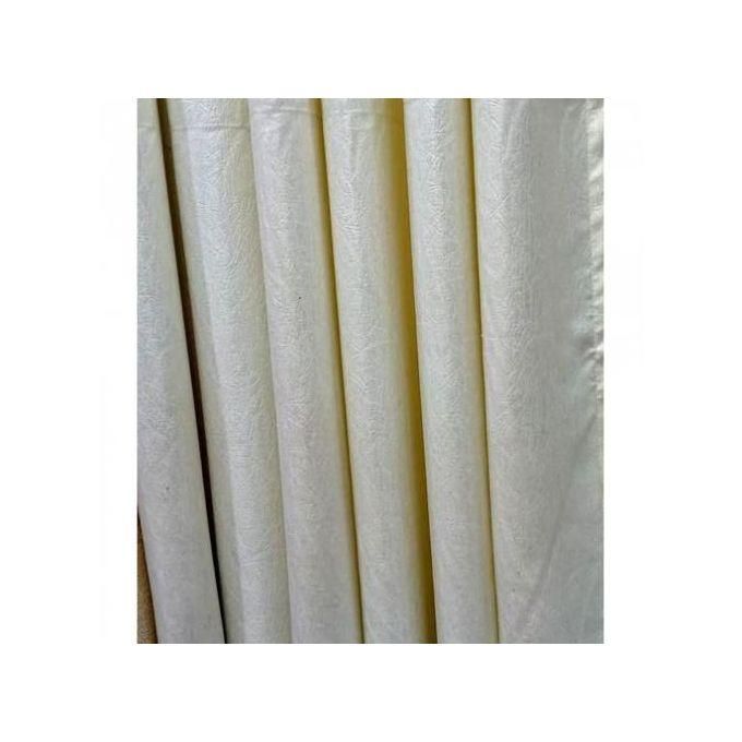 2Pcs Cream Curtains for Living room window and door. Sheer Is Excluded. Each Panel has an Eyelet Header and a Height of 2.4 Meters. Select a Variation That Matches Your Preferred length.