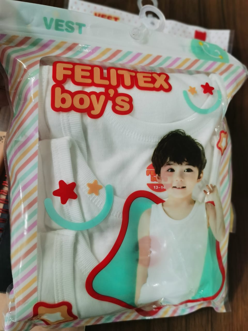 Kids Boys Underwear Vests 100% Soft Cotton Tank Tops Kids Sleeveless White Vest (3 in 1)