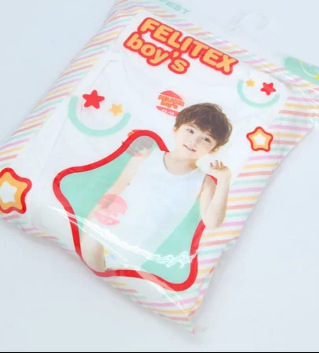 Kids Boys Underwear Vests 100% Soft Cotton Tank Tops Kids Sleeveless White Vest (3 in 1)