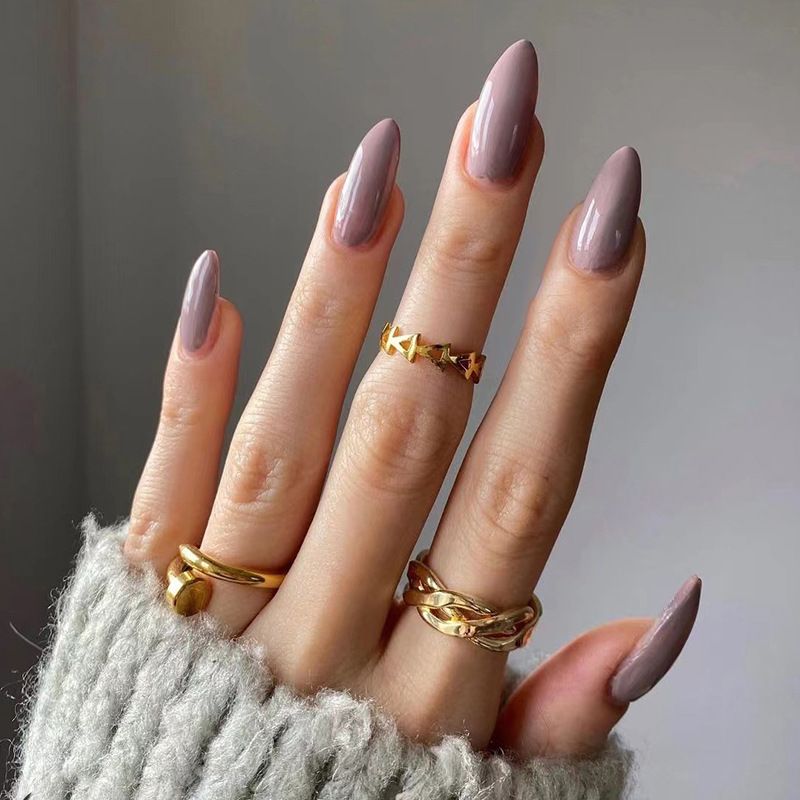 24pcs Colourful Wearable Nail Stickers detachable False Nail Tips With Jelly Stickers Nails Art Fake Nails Stickers Medium Long Styles view 6
