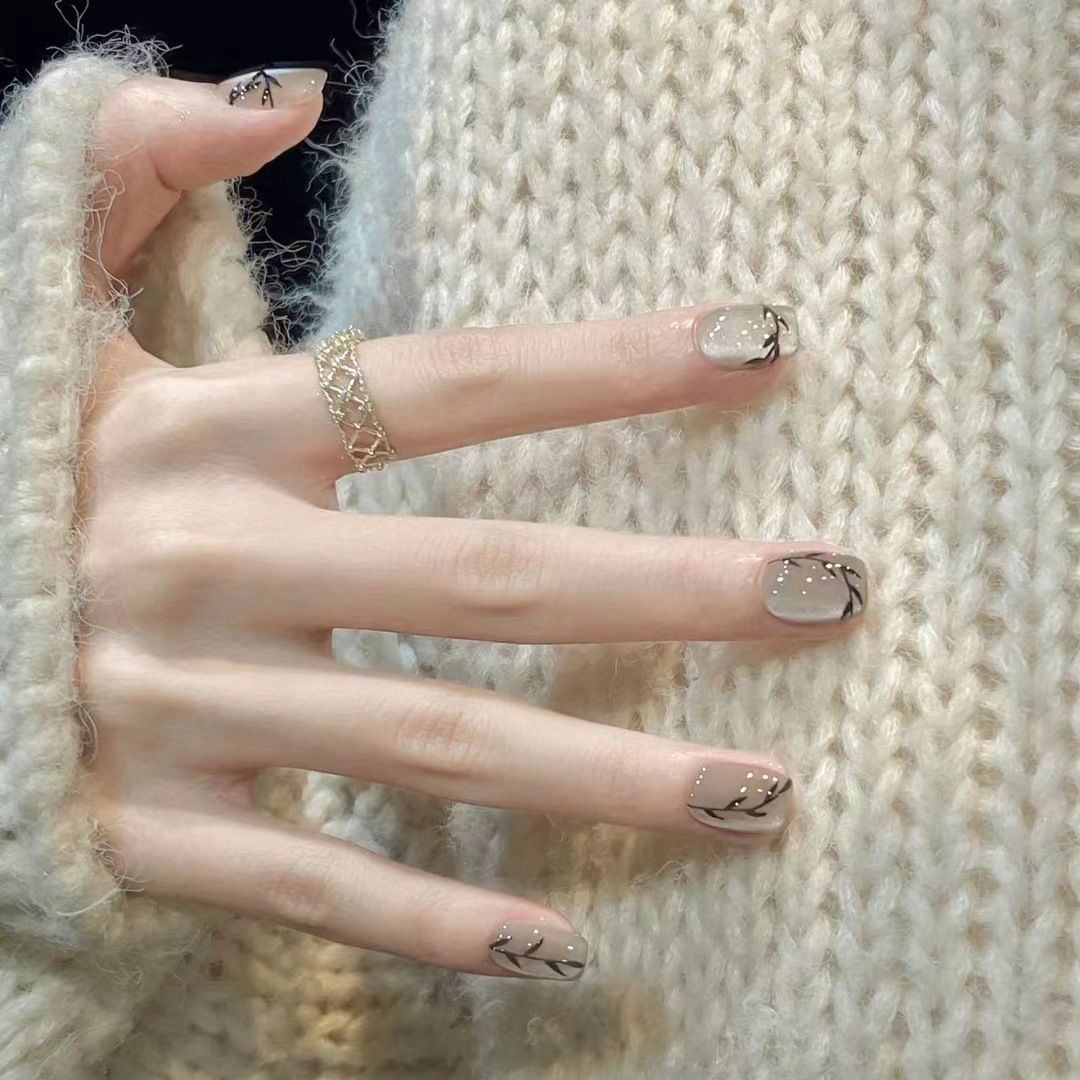 NEW 30pcs Cat Eye Fake Nails Reusable Stick On Nails Press on Full Cover False Wearable Nail Tips Stickers Makeup Accessories view 4