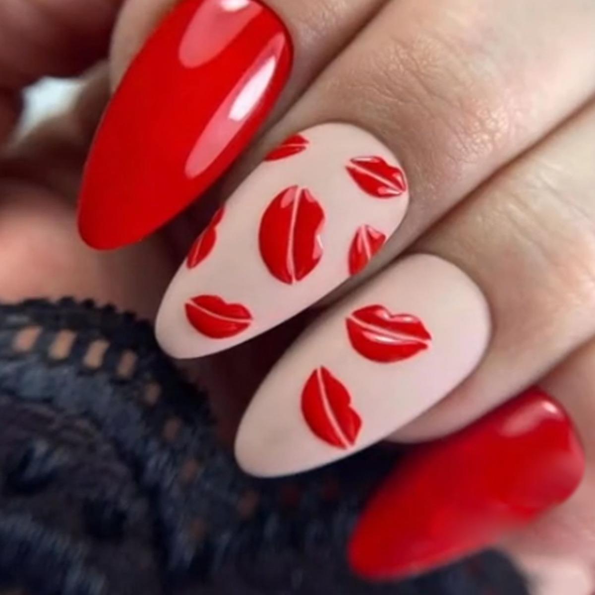 24pcs Wearable Fake Nails Reusable Stick On Nails Press on Full Cover False Nail Tips with Jelly Stickers Makeup Accessories view 2