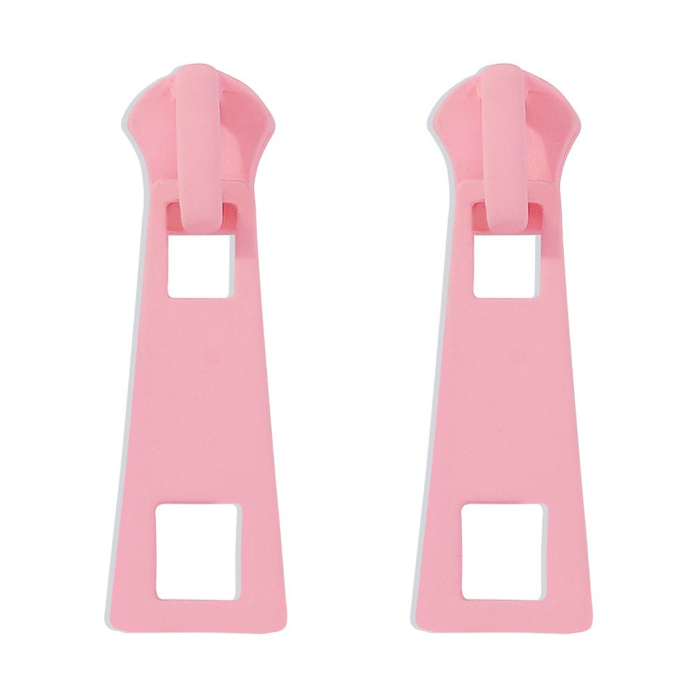 Women Earrings Creative Personality Relief Zipper Earrings Women's Fashion Accessories Jewellery Zip Candy Color
