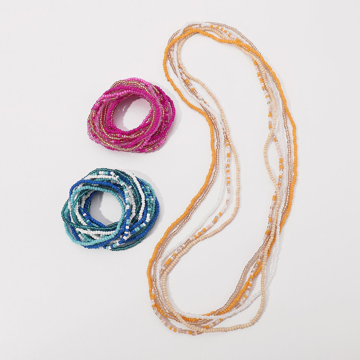 Sexy Bikini Beach Body Chain Fashion Women Jewelry Waist Beads Chains Belly Multilayer Waistband Accessories Bohemian Style