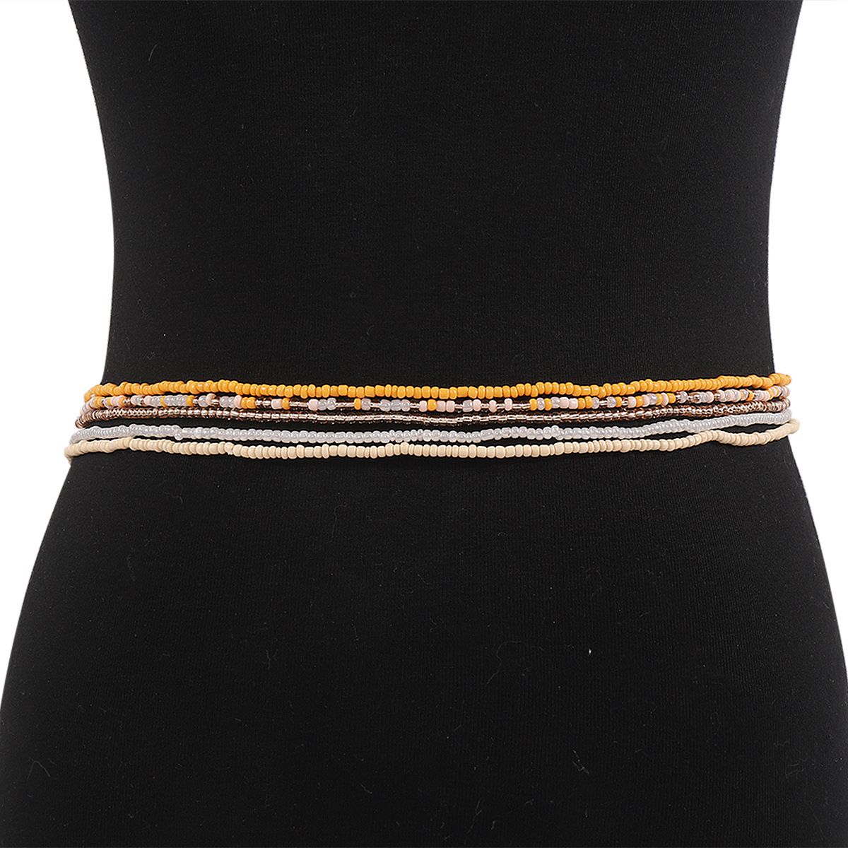 Sexy Bikini Beach Body Chain Fashion Women Jewelry Waist Beads Chains Belly Multilayer Waistband Accessories Bohemian Style