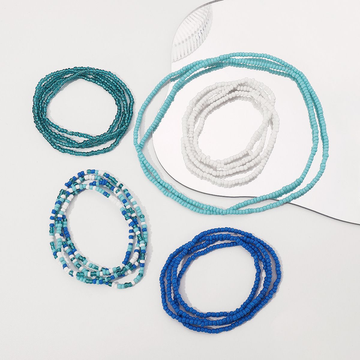 Sexy Bikini Beach Body Chain Fashion Women Jewelry Waist Beads Chains Belly Multilayer Waistband Accessories Bohemian Style