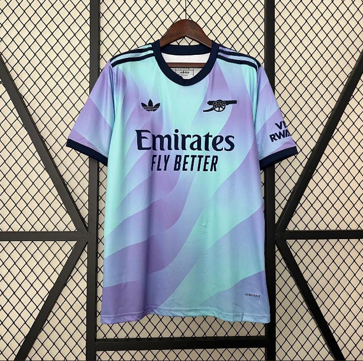2024/2025 Best Quality New Season ARSENAL Original Third Kit Football Jersey; New Authentic Unisex Jersey/ Active Wear/ Athletic Supporters