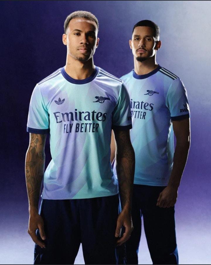 2024/2025 Best Quality New Season ARSENAL Original Third Kit Football Jersey; New Authentic Unisex Jersey/ Active Wear/ Athletic Supporters