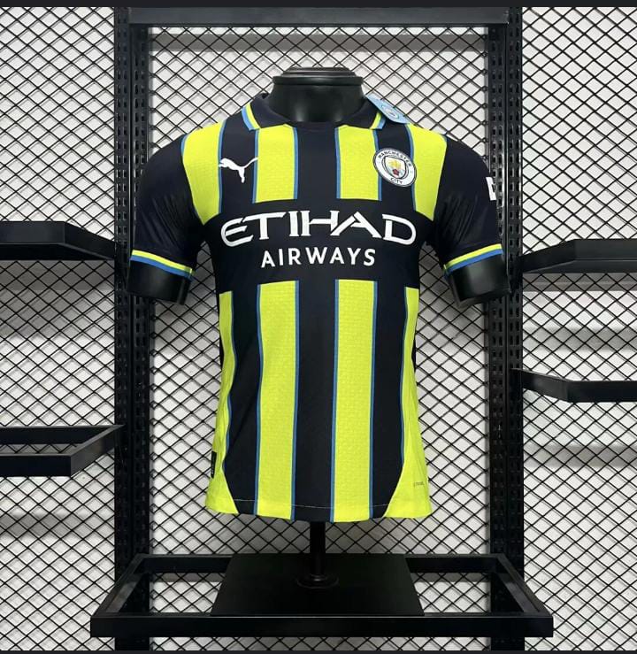 2024/2025 Best Quality New Season MANCHESTER CITY Original Away Kit Football Jersey; New Authentic Unisex Jersey/ Active Wear/ Athletic Supporters