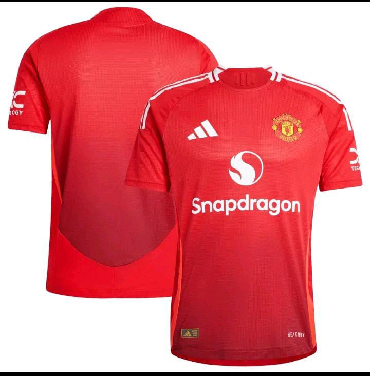 2024/2025 Best Quality New Season MANCHESTER UNITED Original Home Kit Football Jersey; New Authentic Unisex Jersey/ Active Wear/ Athletic Supporters