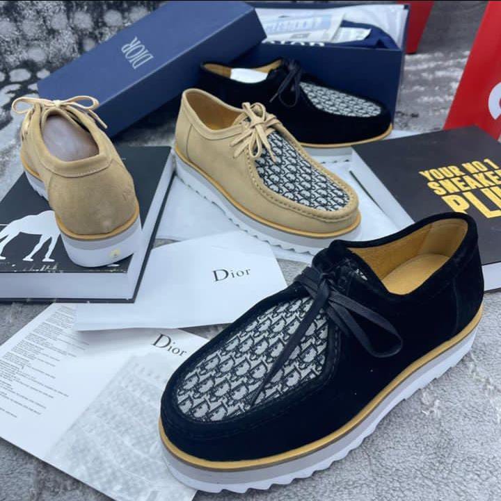 New Arrival Clarks Dior Casual Premium Suede Low Men's Loafers; Authentic & Best Quality Men's Shoes Flats Loafers