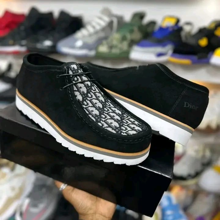 New Arrival Clarks Dior Casual Premium Suede Low Men's Loafers; Authentic & Best Quality Men's Shoes Flats Loafers
