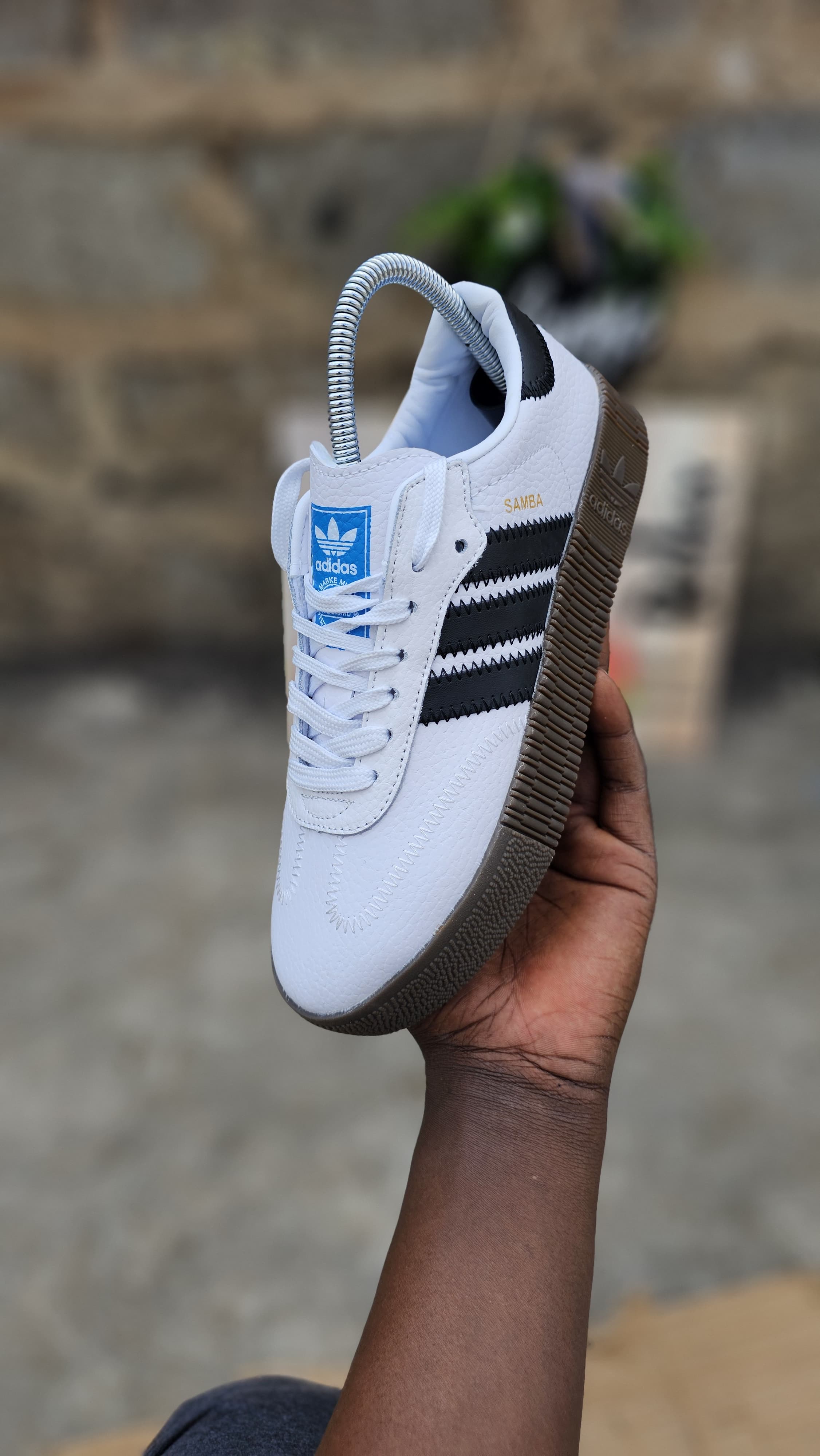 ORIGINAL SAMBA ROSE ''OG Cloud White'' Low Cut Sneakers; Best Quality Women's Shoes Unisex Sneakers