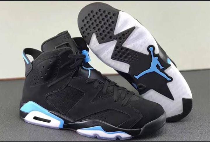 New Fashion Air Jordan 6 Retro '' UNC Black'' Men's Sneakers; Authentic & Best Quality Unisex Shoes J6 Sneakers