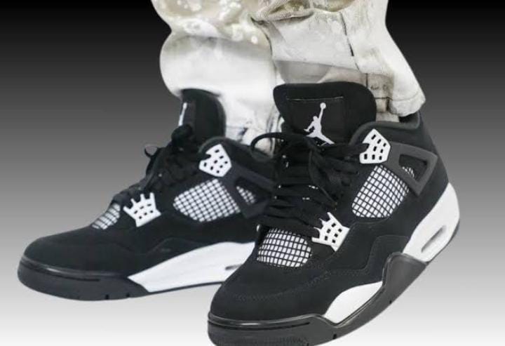 Authentic Air Jordan 4 Sneakers; Best Quality Original Unisex Breathable Shoes J4 Sneakers