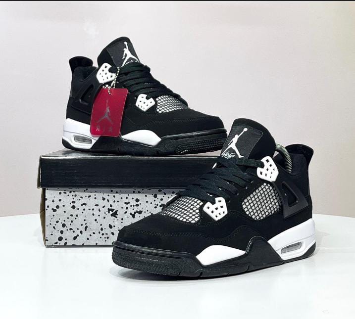 Authentic Air Jordan 4 Sneakers; Best Quality Original Unisex Breathable Shoes J4 Sneakers