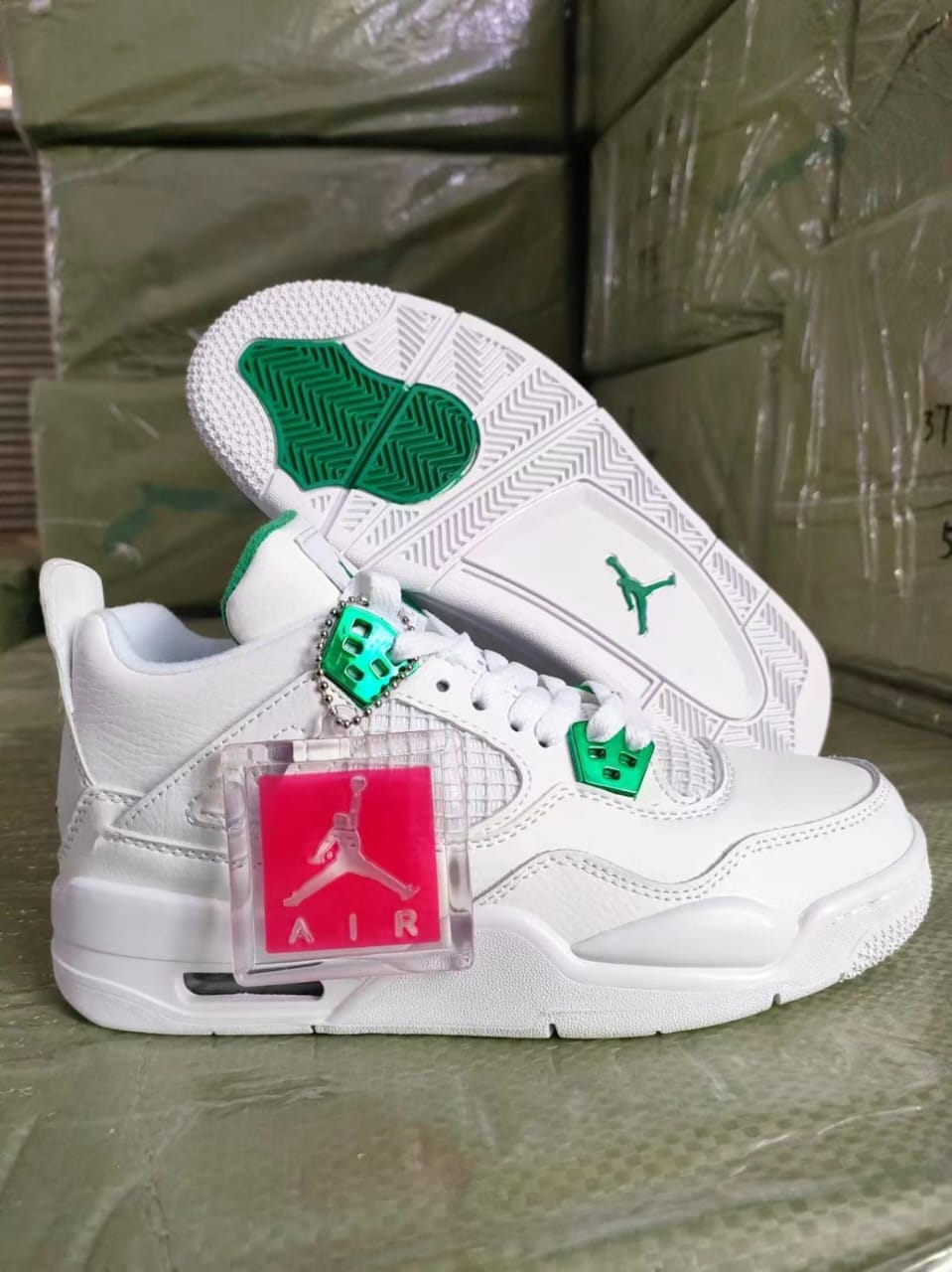 Authentic Air Jordan 4 Sneakers; Best Quality Original Unisex Breathable Shoes J4 Sneakers