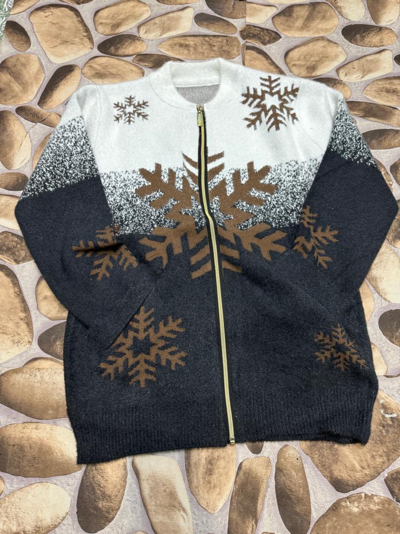2024 New Luxury Fashion Patchwork Crew Neck Sweater; Men's/ Women's Warm Cashmere Casual Knitted Pullovers/ Cardigans With Zipper