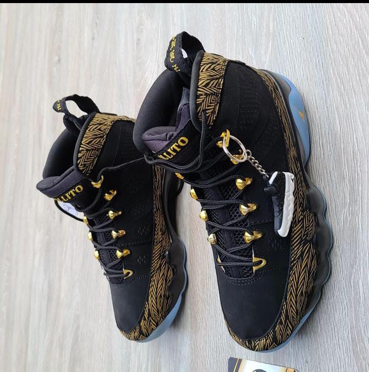Authentic Air Jordan 9 Retro ''J9 Pollito'' Sneakers; Best Quality Original Unisex Breathable Shoes J9 Sneakers