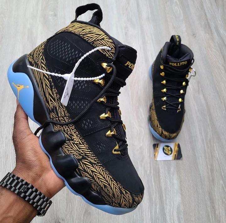 Authentic Air Jordan 9 Retro ''J9 Pollito'' Sneakers; Best Quality Original Unisex Breathable Shoes J9 Sneakers