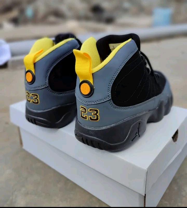 Authentic Air Jordan 9 Retro ''J9 University Gold'' Sneakers; Best Quality Original Unisex Breathable Shoes J9 Sneakers