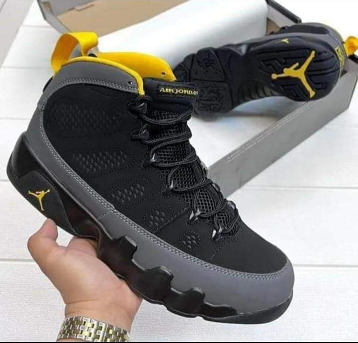 Authentic Air Jordan 9 Retro ''J9 University Gold'' Sneakers; Best Quality Original Unisex Breathable Shoes J9 Sneakers